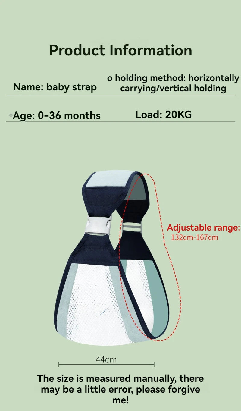New Models Baby Outdoor Mesh Breathable Carrier Carrying Baby Comfort Waist Stool Multifunctional Baby Carrier Free Your Hands