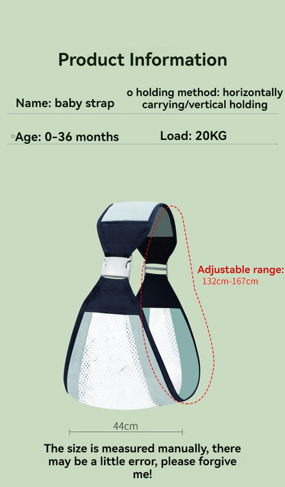 New Models Baby Outdoor Mesh Breathable Carrier Carrying Baby Comfort Waist Stool Multifunctional Baby Carrier Free Your Hands