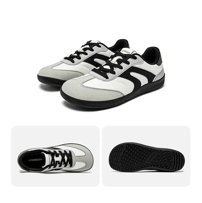 HOBIBEAR Unisex Barefoot Sneakers Women Men Wide Toe Minimalist Zero Drop Shoes Non Slip Lace Up Casual Sneaker