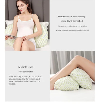 Pregnancy Pillow U-shaped Waist Pillows Maternity Supplies Sleeping Bedding Body Pillow Cushion Nursing Pillow for Pregnant
