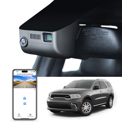 Mangoal Dash Cam 4K For Dodge Durango Dash Car Camera 2016-2026 GPS WiFi & App IMX 335 STARVIS Sensor Plug and Play DashCam