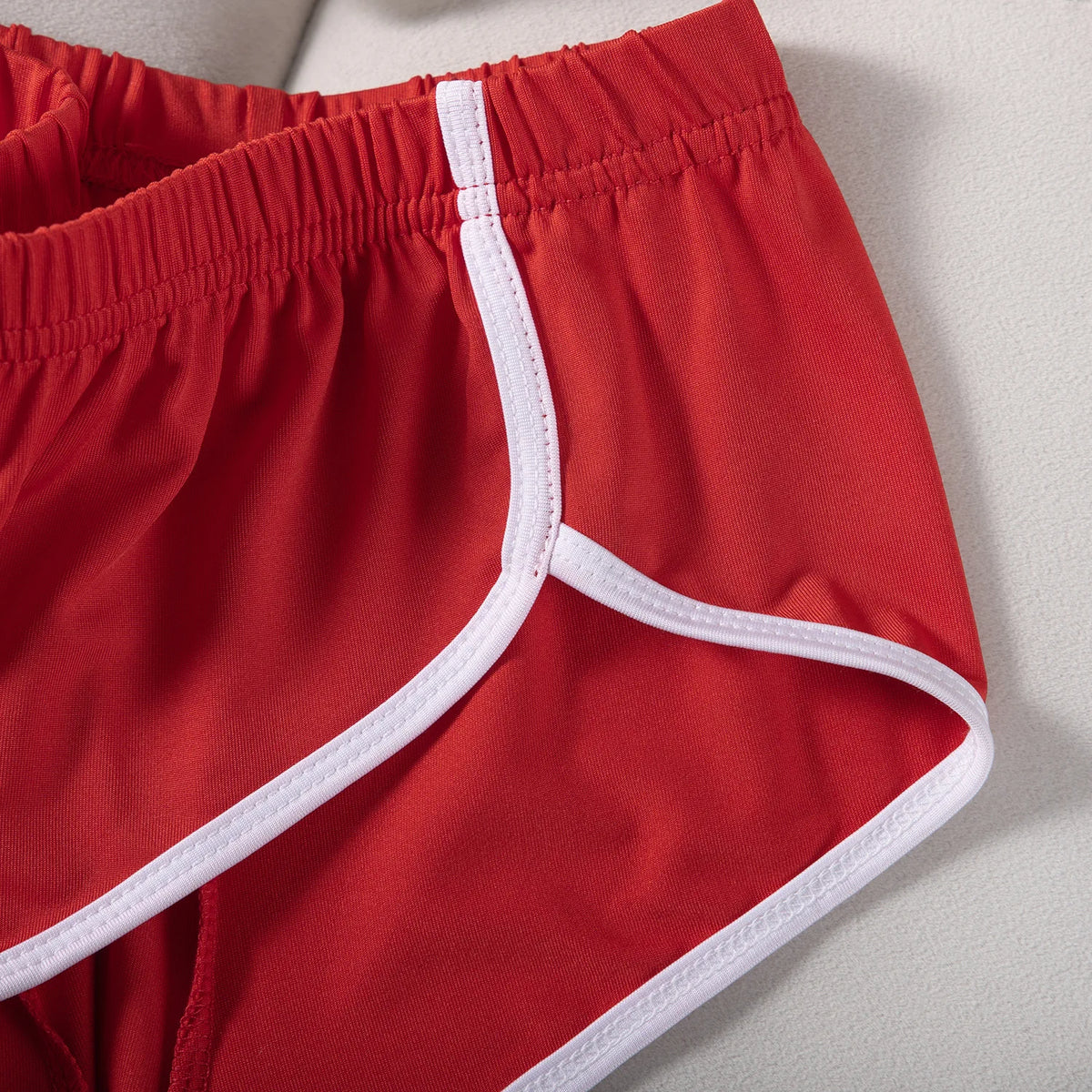 Sexy Running Elastic Sport Shorts Men's Summer Shorts Hot Pants Bar Nine Points Slim Fit Cotton Milk Silk Men's Fashion