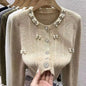 New Autumn And Winter 2025 Design Sense Short Women Knitted Cardigan Sweater Coat Casual Temperament Female Sweater Jacket