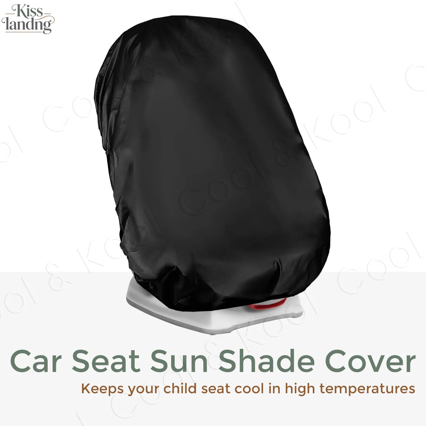 Universal Baby Car Seat Sun Shade, Blocks UV Rays & Reduces Heat for Cooler Rides