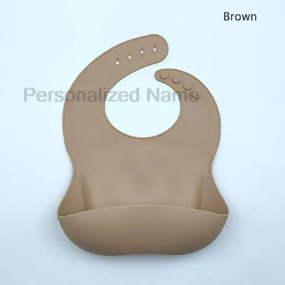 Silicone Baby Bib for Babies & Toddlers Waterproof Silicone Bibs Soft With Food Catcher Pocket for Boys & Girls Free Custom Logo
