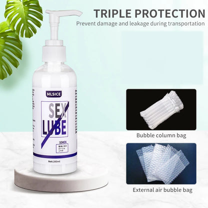 Anal Lubricant Water-based Lubrication Semen Lube For Sex Session 200ML Love Gel for Women Men Lubricants Grease Sex Toy Oil 18