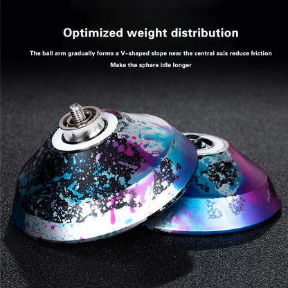Yoyo Professional Competition Metal Yo Yo Factory with 10 Ball Bearing Alloy Aluminum High Speed Unresponsive Toys for Kids Toys