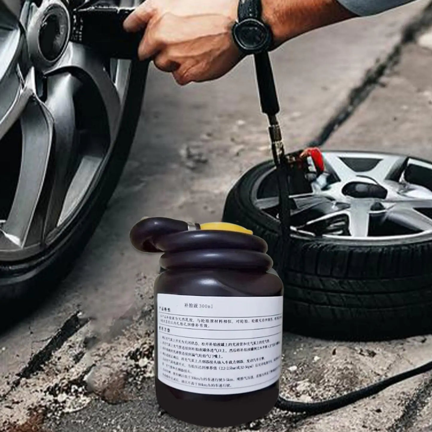 Tire Repair Sealant Air Filler Sealant Efficient Tire Inflator Quick Repair Tire Repair Sealant For All Vehicles