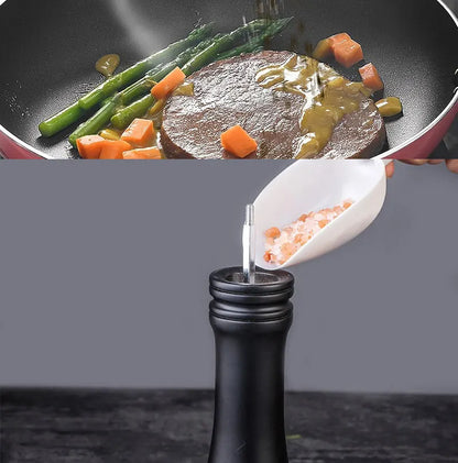 8inch Manual Wood Salt and Pepper Grinder Adjustable Ceramic Rotor Seasoning Spice Grinders Kitchen Cooking Tools