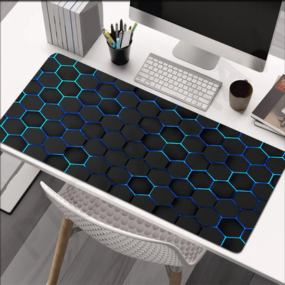 Large Gaming Mousepads Mouse Pad Computer Mousepad Geometric Mouse Mat 90x40cm Desk Pads For PC Keyboard Mats Table Rug