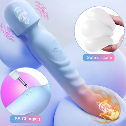 3 IN 1Mode Dildos Vibrator AV Machine Magic love Wand Clitoris G Spot Stimulator Female Vagina Massager Woman Adults Sex Toys 18