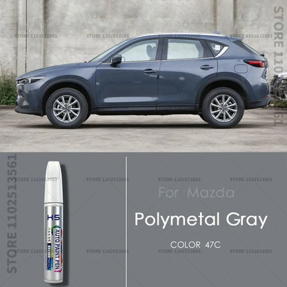 For Mazda CX3 Paint Repair Pen Touch Up Scratch Remover DIY Car Accessories White 34K Blue 42M 	41B Black 16W 38A Gold Gray 46G