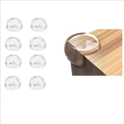 Baby Safety Silicone Table Corner Protector Furniture Edge Protection Cover Transparent Children Anti Collision Edge Gua