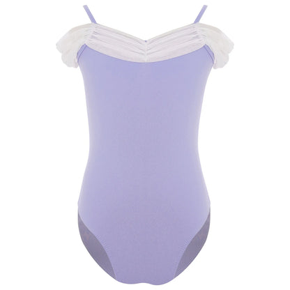 New Girls Ballet Leotards Kids Child Sleeveless Fairy Butterfly Wing Hollow Stitching Gymnastics Leotard Professional Stage Wear
