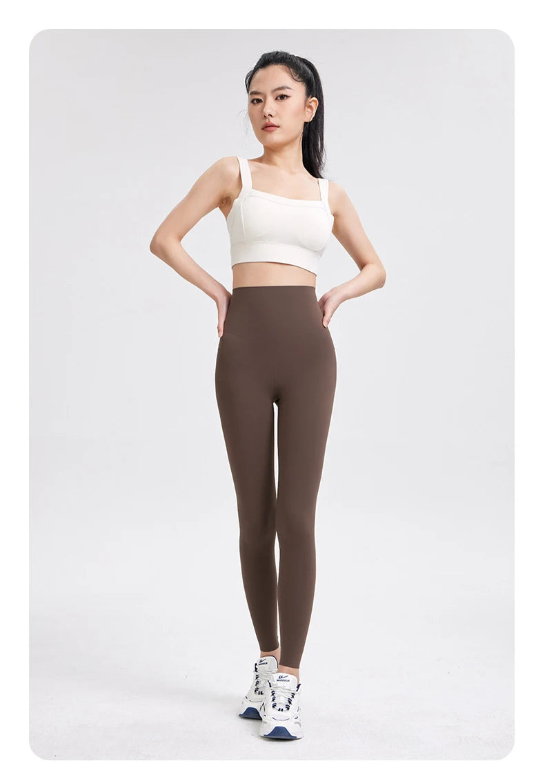 BIVIGAOS High-Quality Summer Sunscreen Shark Leggings Women Ultra-Thin High Elastic Nude Feeling Seamless Sport Fitness Leggings