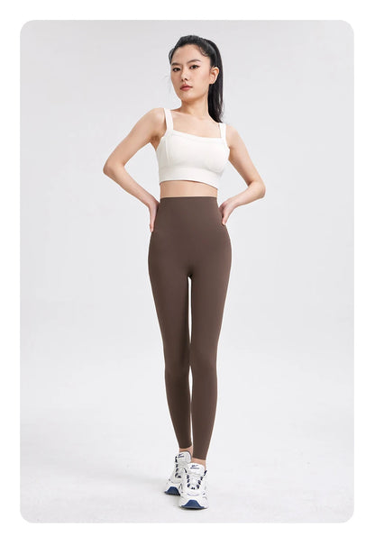 BIVIGAOS High-Quality Summer Sunscreen Shark Leggings Women Ultra-Thin High Elastic Nude Feeling Seamless Sport Fitness Leggings