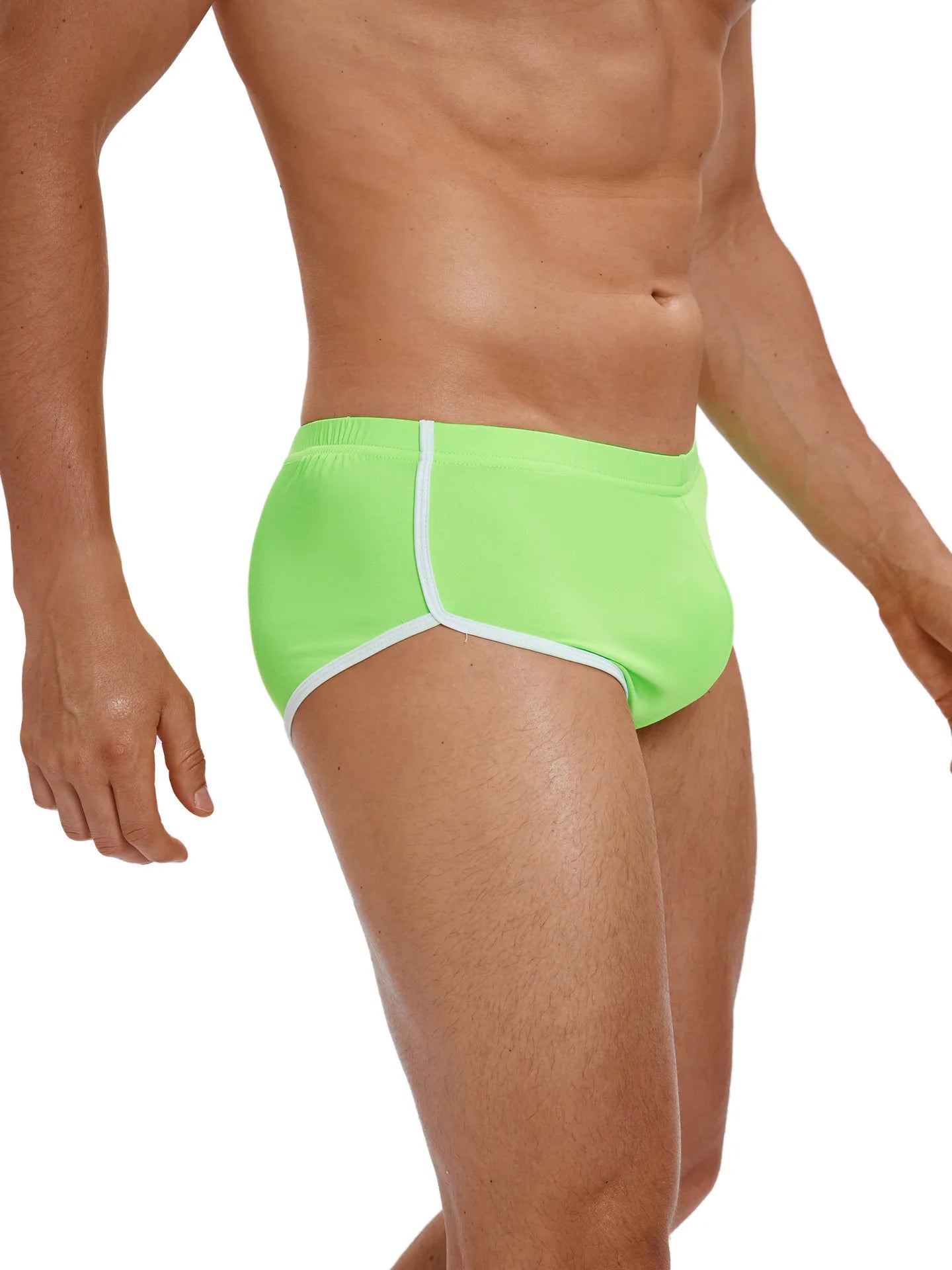Sexy Running Elastic Sport Shorts Men's Summer Shorts Hot Pants Bar Nine Points Slim Fit Cotton Milk Silk Men's Fashion