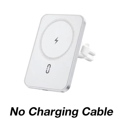 Car Air Vent Phone Holder Stand Magnetic Wireless Charger For Magsafe iPhone 17 16 15 14 13 12 Pro Max XS 360 Rotation Mount Pad