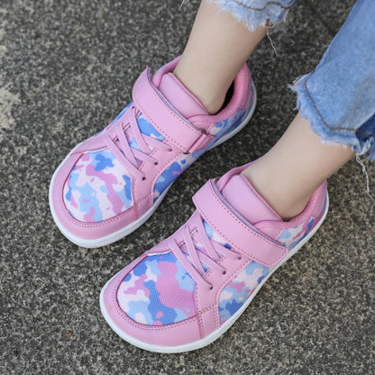 Children Sneaker Girls Barefoot Shoes  2025 New Luxury Fashion Skate Kids Casual Sneaker White Pink Sports Tennis Shoes for Girl