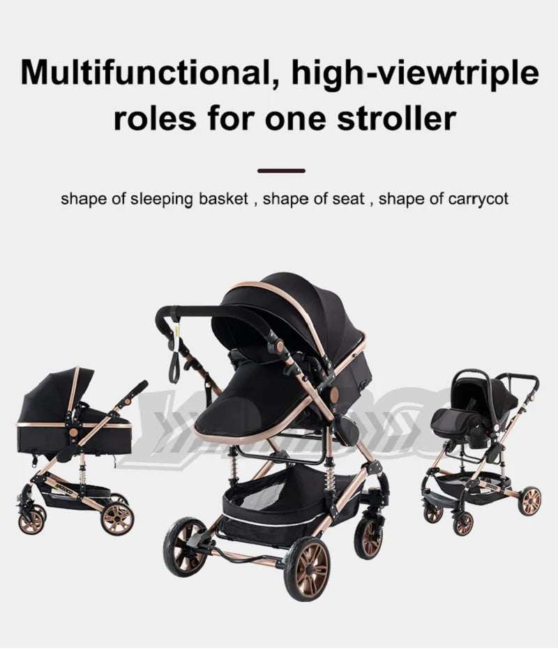 Baby stroller 3 in1,four wheel stroller,2 in 1 baby car,Lightweight strollers,Mutifunction Strollers,baby carriage,Poussette