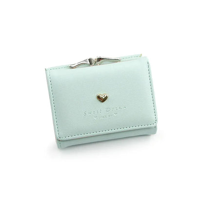 New Mini Short Women Wallets High Quality Coin Pocket Luxury Female Purses Card Holder Photo Holder Cute Wallet For Girls