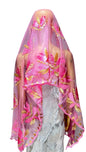 On Sale 2025 New African Net Hijab Scarf for Muslim Women African Dubai Islam Headscarf Embroidery Shawls Voile