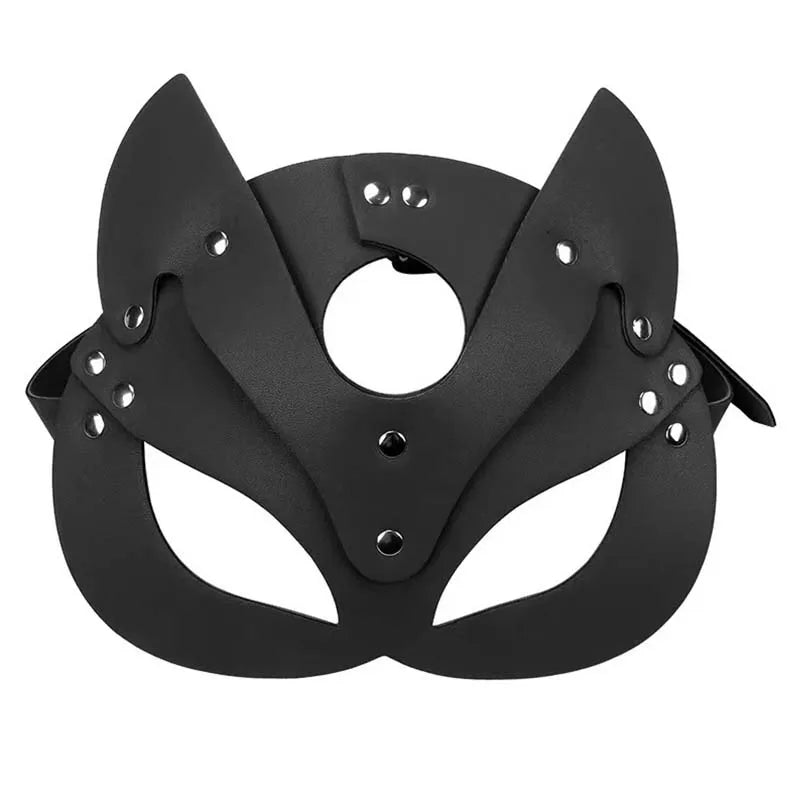 Sexy Leather Body Harness Belt with Mask BDSM Bondage Lingerie Chest Harness Strap for Enhanced Sensation