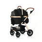 Luxury 3-in-1 Aluminum Alloy Foldable Pet Stroller Customized Dog Travel Carrier with Trolley Bag