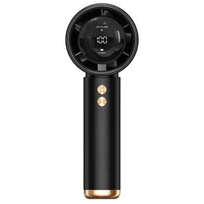 Lenovo Portable Handheld Turbo Fan 100-Speed Adjustable High Speed Cooling Fan USB Rechargeable Quiet Personal Fan for Travel