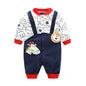 Spring Autumn Newborn Baby Boy Rompers Cotton Girls Clothes 0 to 12 Months Comfortable Babies Jumpsuits Clothing Onesies