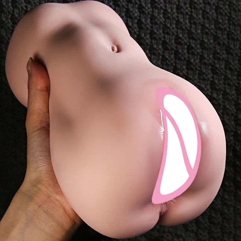 Pocket Pussy Lifelike Female Vagina Anal 2 Holes Adult 18+ Adult Masturbation Sex Toys High Quality Male Portable Sex Products