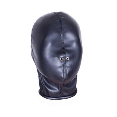 PU Leather Straitjacket Bondage Hood Mask BDSM Roleplay Clubwear Dog Cosplay Headgear Body Bondage Sex Toy for Women and Men