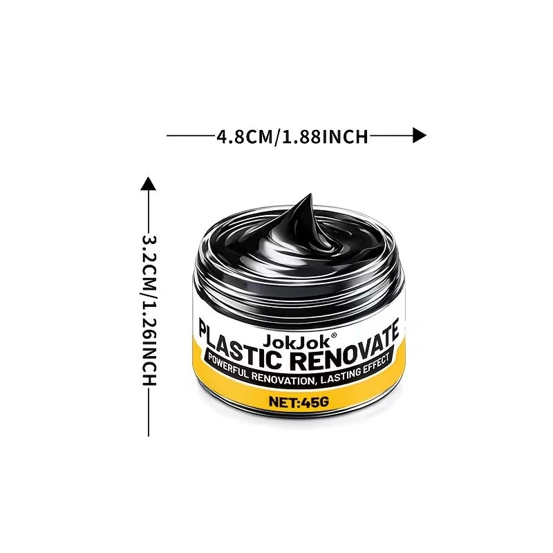 Car Surface Repair Kit - Suitable for Rubber, Plastic And Seat Materials - for Repairing Bumpers, Dashboards And Interior Compon