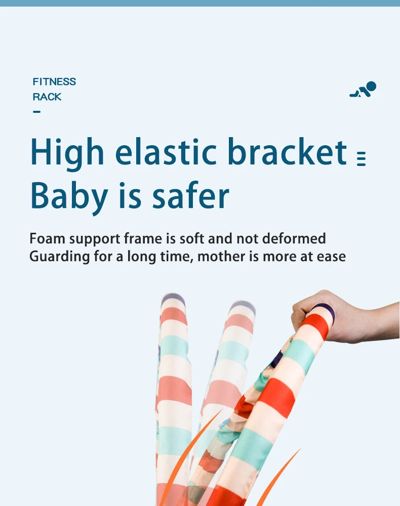 Multifunctional Fitness Frame Baby Activity Gym Play Mat Musical Rack Kid Infant Educational Crawling Carpet Toy Children Gift