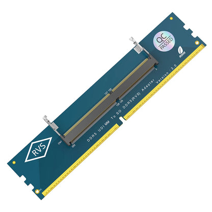 5-1PC Laptop SO DDR5 RAM To Desktop DDR5 U-DIMM Adapter Laptop To Desktop SO-DIMM To PC DIMM Card DDR5 Memory RAM Adapter Card