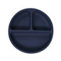 Suction Plates For Babies, Silicone With Lid Divided Design Dinner Plate