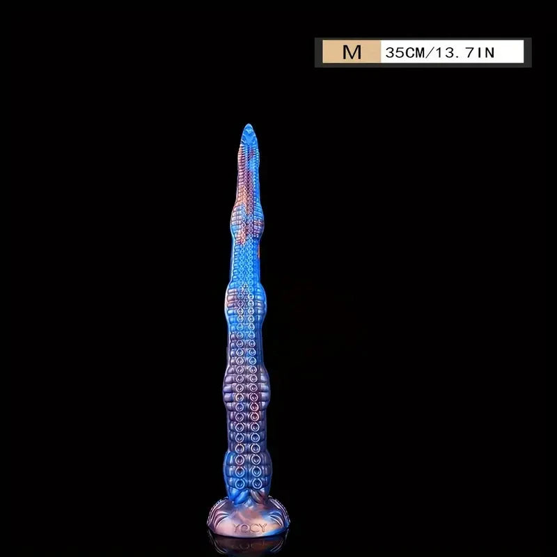 FAAK 65cm Long Butt Plug With Suction Cup S M L XL XXL Fantasy Octopus Leg Dildo Anal Beads 5 Sizes Sex Toys For Women Man