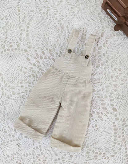 Casual Blyth Doll Clothes Rompers Plaid Pants Long Sleeve Top Suit Doll Trousers for Ymy Licca Azones Ob24 Ob27 Doll Accessories