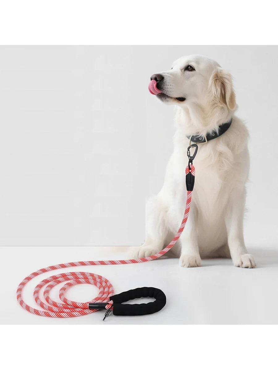 Dog Training Lead, Long Dog Lead 1.5M/2M/3M, Long Rope with Padded Handle for Small, Medium/Large Dog