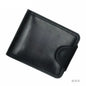 2027 Short Bifold Faux Leather Masculina Billetera Credit ID Card Holder Wallet Billfold Purse Clutch Solid Hombre Business Slim