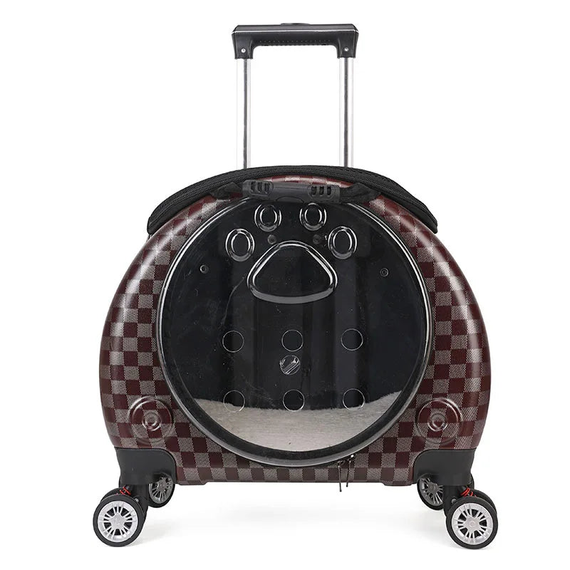 Pet Luggage, Transparent Space Capsule, Multi-purpose Backpack, Cat Bag, Large Capacity, Two Portable Small Dogs, Outdoor Bag