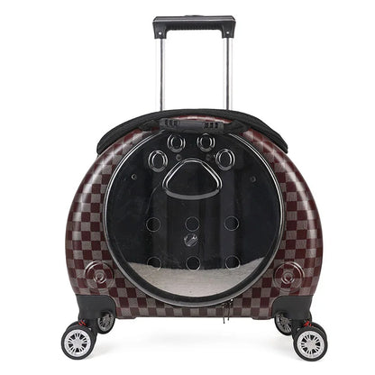 Pet Luggage, Transparent Space Capsule, Multi-purpose Backpack, Cat Bag, Large Capacity, Two Portable Small Dogs, Outdoor Bag