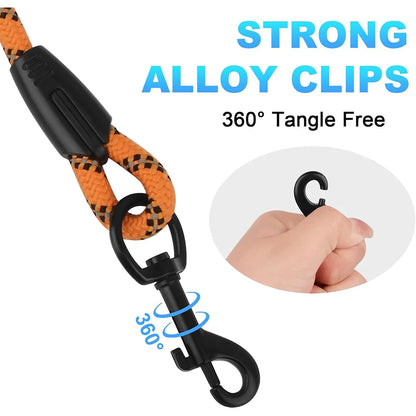 Dog Training Lead, Long Dog Lead 1.5M/2M/3M, Long Rope with Padded Handle for Small, Medium/Large Dog