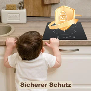 KICHPOWER 2 Plate with Plug Touch Control Glass Ceramic Hob