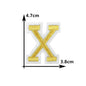 26 English gold letters Hot-melt adhesive ironing embroidery Patch DIY sewing decorative clothes patch