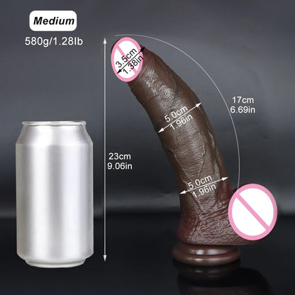 4/6cm Huge Dildos Adult Sex Toys for Women Realistic Dildo Double Layered Liquid Silicone Thick Penis Woman Masturbation Penis