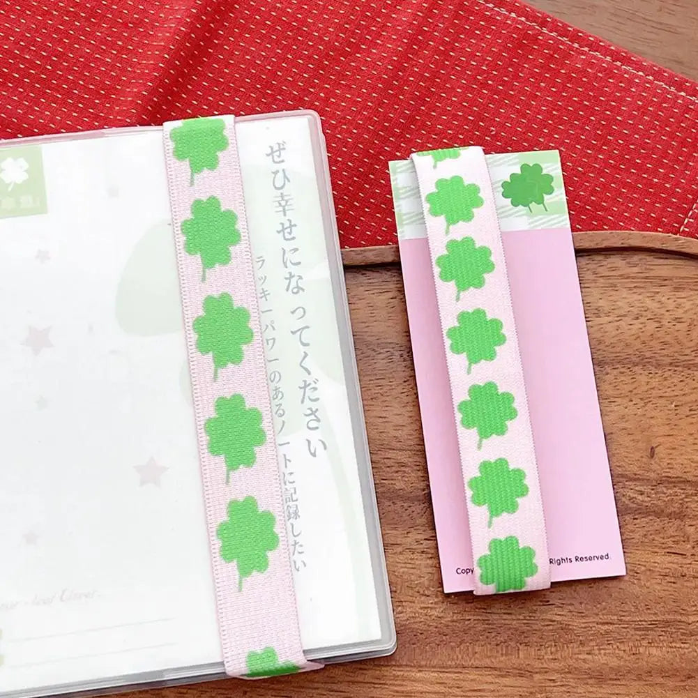 Kawaii Star Elastic Band for Planner Notebook INS Style Journal Closure Strap Cute Scrapbooking Stationery Accessories