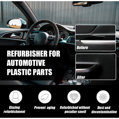 Car Plastic Restorer Back To Black Gloss Plastic Renovator Longlasting Coating Leather Restore Auto Polish Cleaning Products