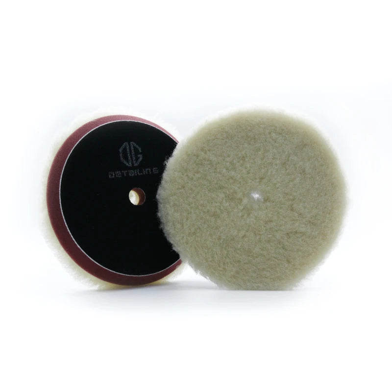 DETAILING Car Polishing Pad Wool Buffing Pads Waxing Polishing Disc Cleaning Scratch Removal Tool 3/5/6 Inch Self-Adhesive