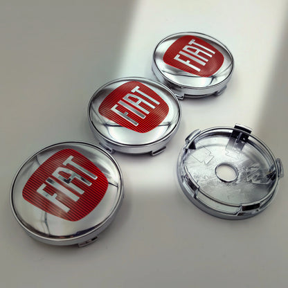 4pcs Fiat 500 Abarth Lancia Car Wheel Center Hub Cap Car Wheel Center Caps Hubcap Cover 60mm